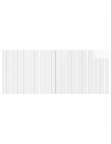 Testiera da Muro ZWOLLE Bianco Lucido Legno ingegnerizzato