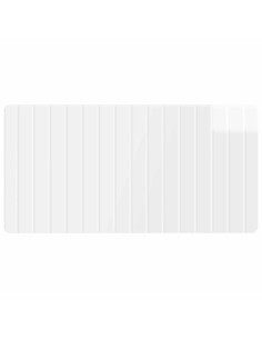Testiera da Muro ZWOLLE Bianco Lucido Legno ingegnerizzato 2