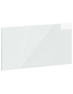 Testiera da Muro HAARLEM Bianco Lucido Legno ingegnerizzato