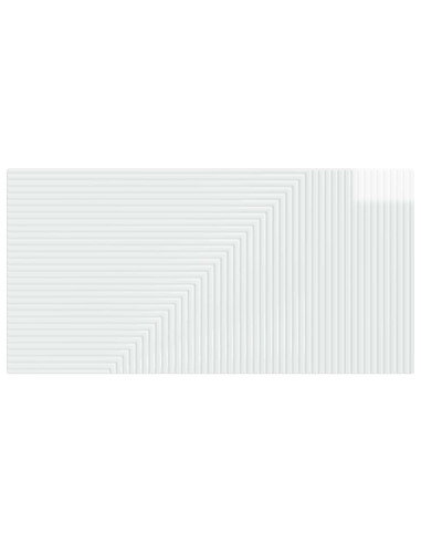Testiera da Muro HAARLEM Bianco Lucido Legno ingegnerizzato
