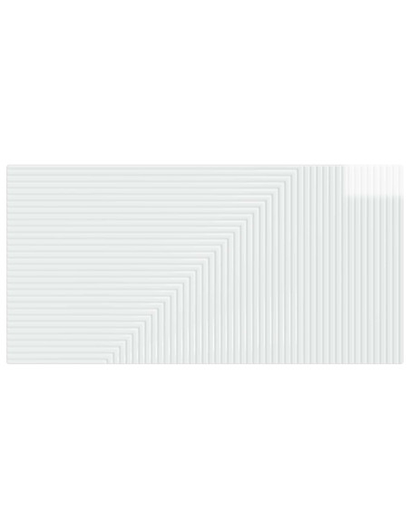 Testiera da Muro HAARLEM Bianco Lucido Legno ingegnerizzato