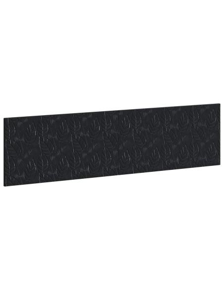 Testiera da Muro DELFT Nero Legno ingegnerizzato