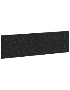 Testiera da Muro DELFT Nero Legno ingegnerizzato
