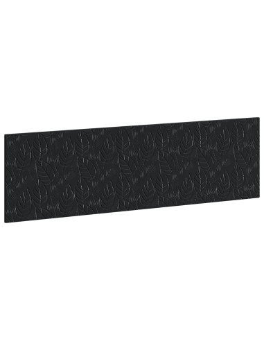 Testiera da Muro DELFT Nero Legno ingegnerizzato