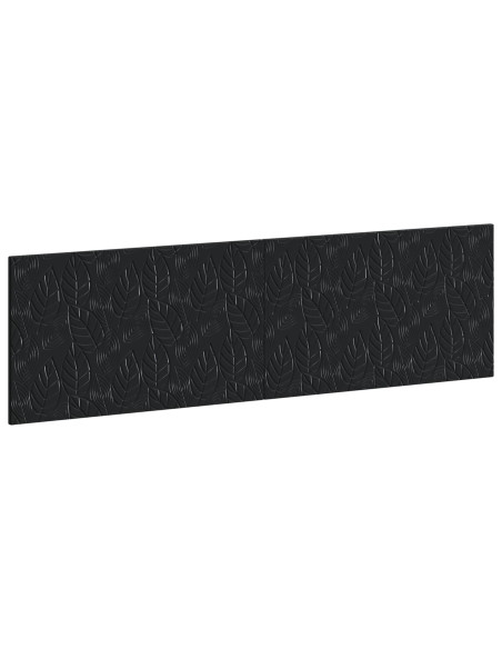 Testiera da Muro DELFT Nero Legno ingegnerizzato