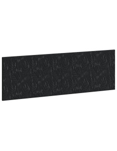 Testiera da Muro DELFT Nero Legno ingegnerizzato