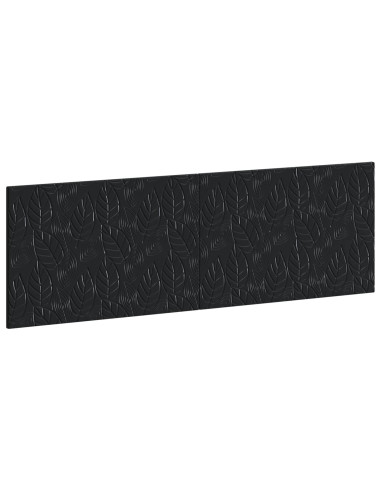 Testiera da Muro DELFT Nero Legno ingegnerizzato