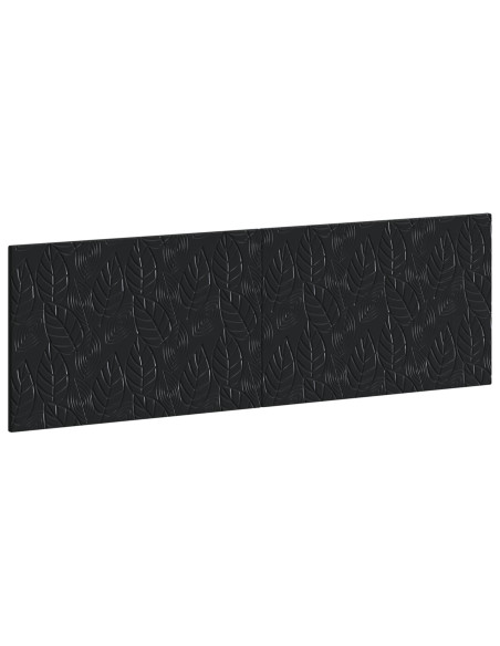 Testiera da Muro DELFT Nero Legno ingegnerizzato