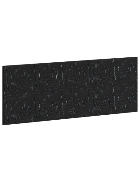 Testiera da Muro DELFT Nero Legno ingegnerizzato