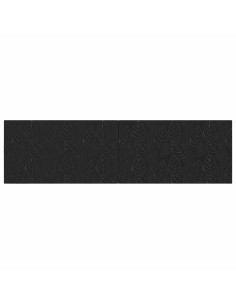 Testiera da Muro DELFT Nero Legno ingegnerizzato 2
