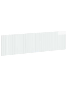 Testiera da Muro ZWOLLE Bianco Lucido Legno ingegnerizzato