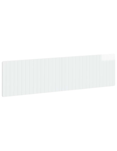 Testiera da Muro ZWOLLE Bianco Lucido Legno ingegnerizzato