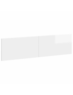 Testiera da Muro BREDA Bianco Lucido Legno ingegnerizzato