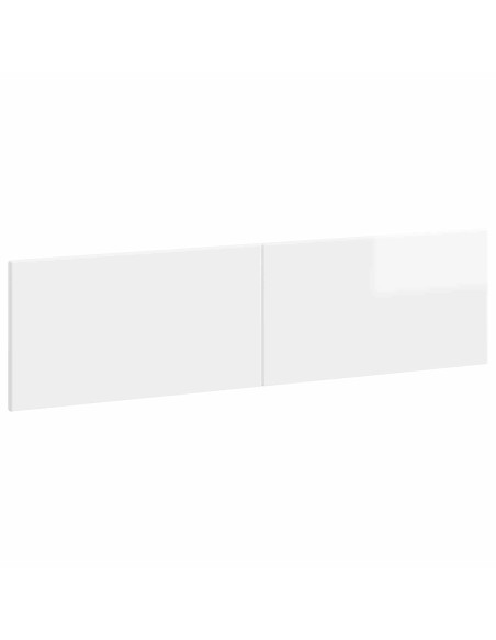 Testiera da Muro BREDA Bianco Lucido Legno ingegnerizzato