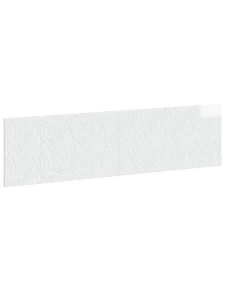 Testiera da Muro DELFT Bianco Lucido Legno ingegnerizzato