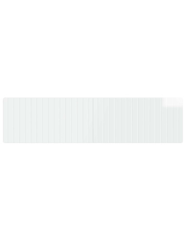 Testiera da Muro ZWOLLE Bianco Lucido Legno ingegnerizzato