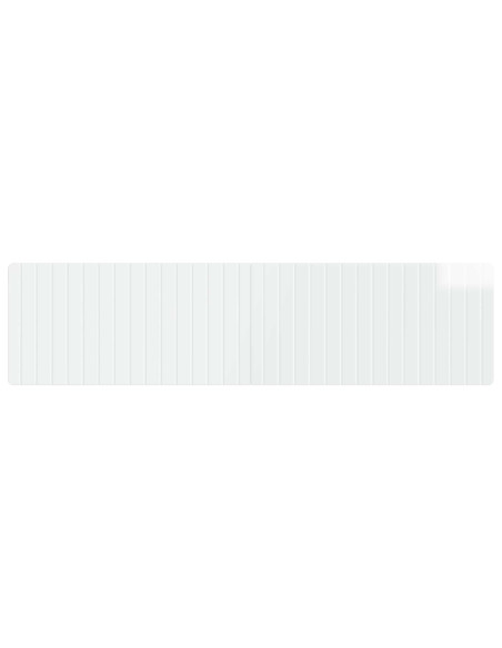 Testiera da Muro ZWOLLE Bianco Lucido Legno ingegnerizzato