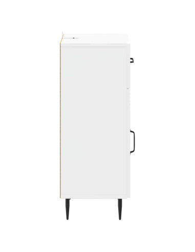 Mobiletto da Bagno HAARLEM Bianco Lucido 30 x 31 x 80 cm