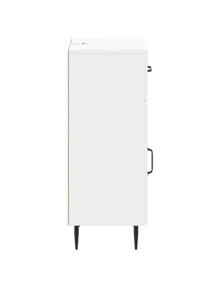 Mobiletto da Bagno HAARLEM Bianco Lucido 30 x 31 x 80 cm