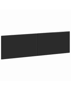 Testiera da Muro BREDA Nero Legno ingegnerizzato