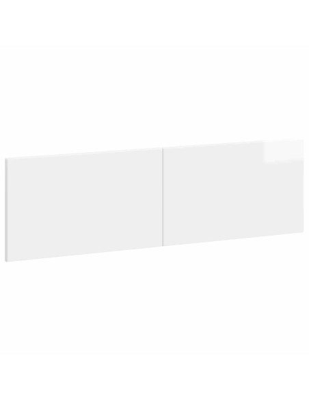 Testiera da Muro BREDA Bianco Lucido Legno ingegnerizzato
