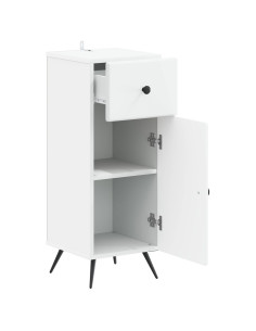 Mobiletto da Bagno BREDA Bianco 30 x 31 x 80 cm 2