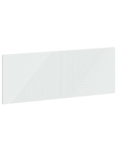 Testiera da Muro HAARLEM Bianco Legno ingegnerizzato