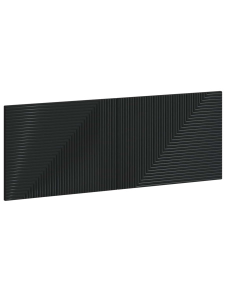 Testiera da Muro HAARLEM Nero Legno ingegnerizzato