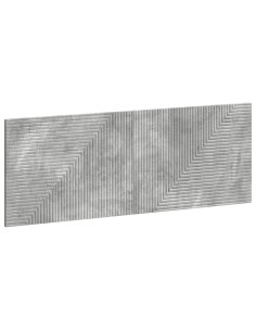 Testiera da Muro HAARLEM Grigio Cemento Legno ingegnerizzato