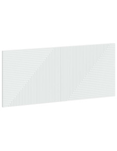 Testiera da Muro HAARLEM Bianco Legno ingegnerizzato
