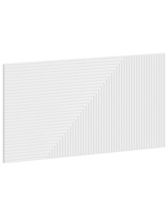 Testiera da Muro HAARLEM Bianco Legno ingegnerizzato