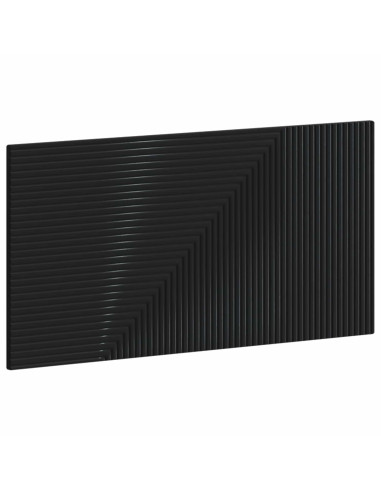 Testiera da Muro HAARLEM Nero Legno ingegnerizzato