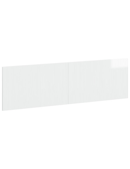 Testiera da Muro ARNHEM Bianco Lucido Legno ingegnerizzato