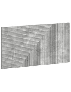 Testiera da Muro HAARLEM Grigio Cemento Legno ingegnerizzato