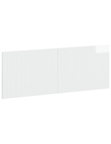 Testiera da Muro ARNHEM Bianco Lucido Legno ingegnerizzato
