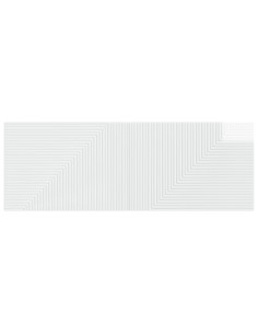 Testiera da Muro HAARLEM Bianco Lucido Legno ingegnerizzato 2