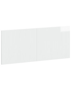 Testiera da Muro ARNHEM Bianco Lucido Legno ingegnerizzato