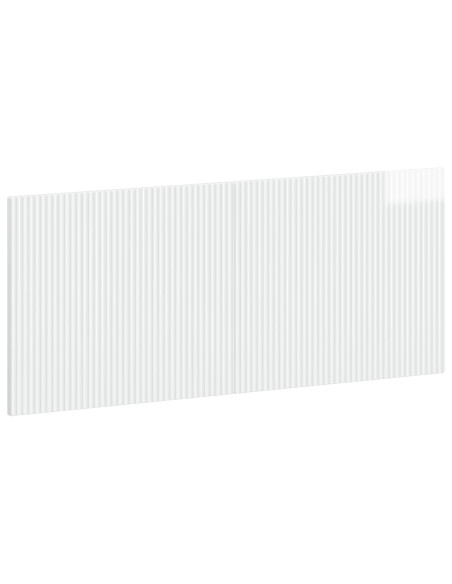 Testiera da Muro ARNHEM Bianco Lucido Legno ingegnerizzato