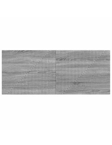 Testiera da Muro HAARLEM Sonoma grigio Legno ingegnerizzato