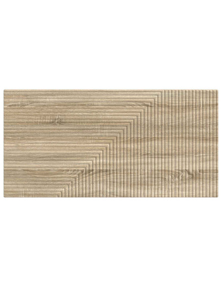 Testiera da Muro HAARLEM Rovere Sonoma Legno ingegnerizzato