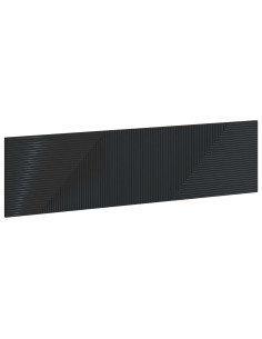 Testiera da Muro HAARLEM Nero Legno ingegnerizzato