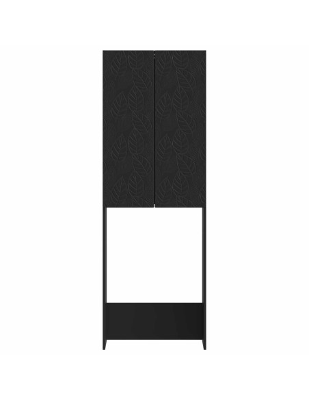 Mobile Bagno DELFT Nero 66 x 25,5 x 190 cm Legno ingegnerizzato
