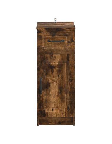 Mobiletto da Bagno UTRECHT Rovere Fumo 30 x 31 x 77 cm