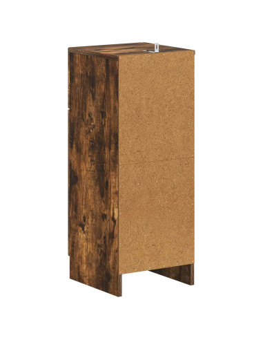 Mobiletto da Bagno UTRECHT Rovere Fumo 30 x 31 x 77 cm