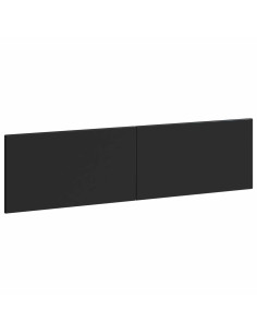 Testiera da Muro BREDA Nero Legno ingegnerizzato