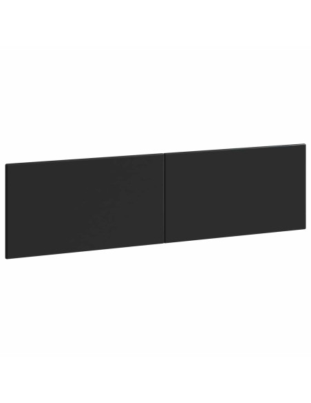 Testiera da Muro BREDA Nero Legno ingegnerizzato