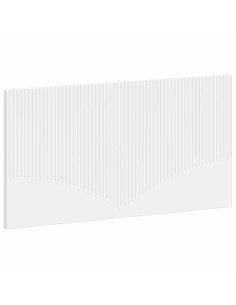 Testiera da Muro HOORN Bianco Legno ingegnerizzato