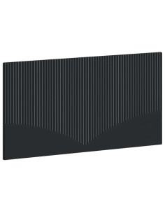 Testiera da Muro HOORN Nero Legno ingegnerizzato