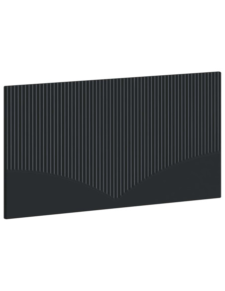 Testiera da Muro HOORN Nero Legno ingegnerizzato