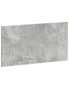 Testiera da Muro HOORN Grigio Cemento Legno ingegnerizzato